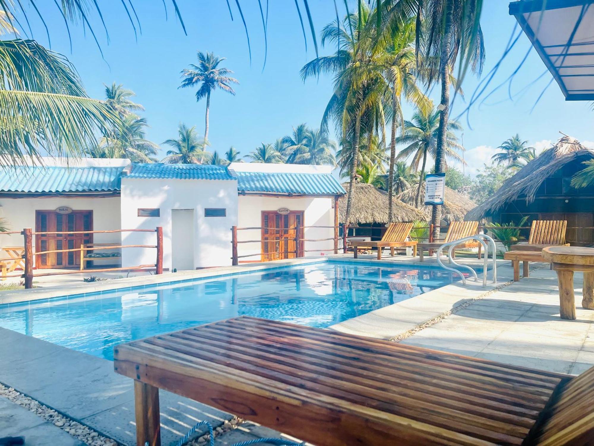 Ecohotel Kocoluu 산 베르나르도 델 비엔토 외부 사진